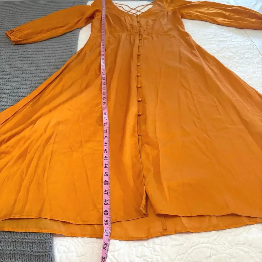 Free People Later Days Midi Dress Women’s Size 12 Wedding Resort Homecoming
